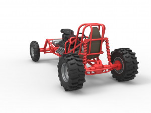 Mud dragster Scale 1 to 25 Modello di stampa 3D