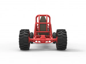 Mud dragster Scale 1 to 25 3D Print Model