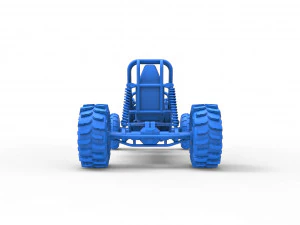 Mud dragster Scale 1 to 25 3D Print Model