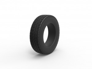 Rally gravel tire Scale 1 to 10 Model Cetak 3D