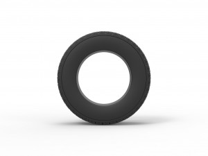 Rally gravel tire Scale 1 to 10 Model Cetak 3D