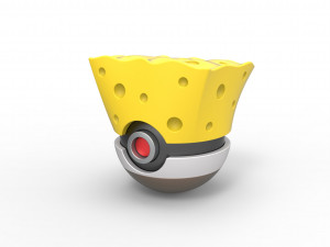 SpongeBob orb 3Dプリントモデル