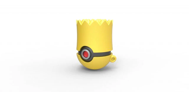 Bart Simpson orb 3D Print Model .c4d .max .obj .3ds .fbx .stl .blend 