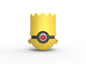 Bart Simpson orb 3D Print Model