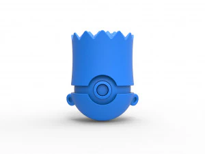 Bart Simpson orb 3D Print Model