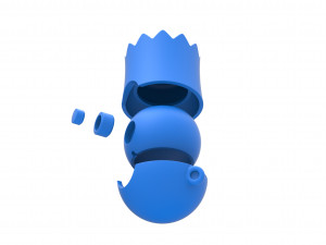 Bart Simpson orb 3D Принт Модель