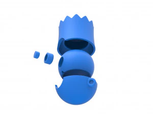 Bart Simpson orb 3D Print Model