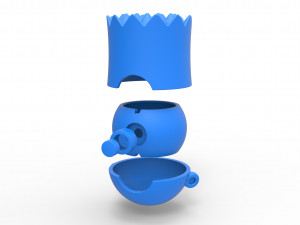 Bart Simpson orb 3D Принт Модель