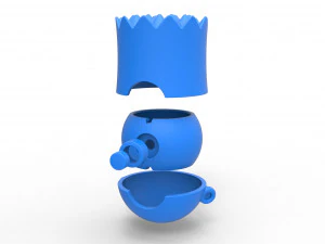 Bart Simpson orb 3D Print Model