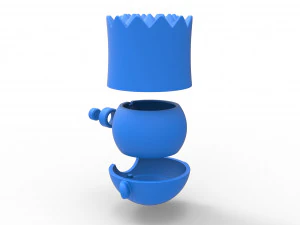 Bart Simpson orb 3D Print Model
