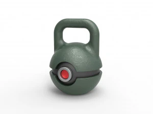 Sfera con kettlebell Modello di stampa 3D
