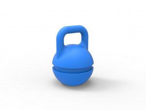 Kettlebell orb Modèles 3D en vedette