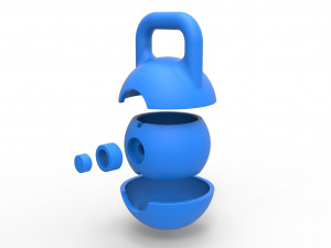 Kettlebell orb Modèles 3D en vedette