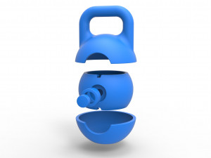 Kettlebell orb Modèles 3D en vedette