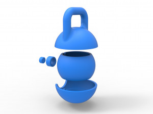 Kettlebell orb Modèles 3D en vedette
