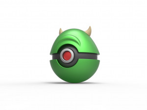 Mike Wazowski orb 3D-Druckmodell