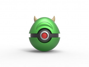 Mike Wazowski orb 3D-Druckmodell