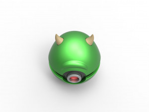 Mike Wazowski orb 3D-Druckmodell