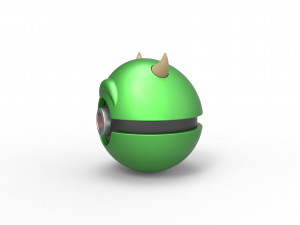 Mike Wazowski orb 3D-Druckmodell