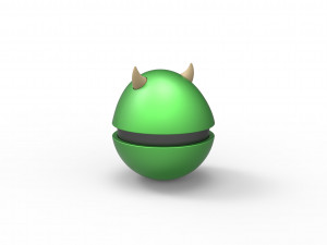 Mike Wazowski orb 3D-Druckmodell