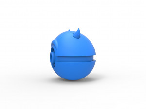 Mike Wazowski orb 3D-Druckmodell
