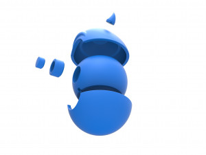 Mike Wazowski orb 3D-Druckmodell