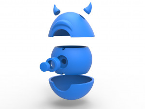 Mike Wazowski orb 3D-Druckmodell