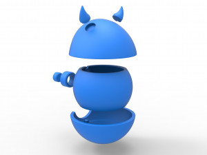 Mike Wazowski orb 3D-Druckmodell