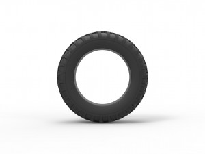Military tire 5 Scale 1 to 10 Modèles 3D en vedette