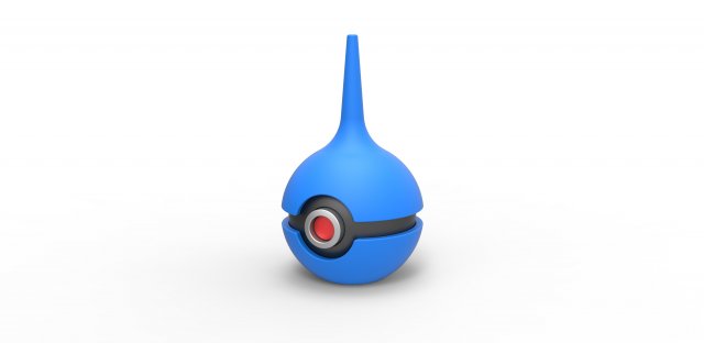 Enema bulb orb 3Dプリントモデル .c4d .max .obj .3ds .fbx .stl .blend 