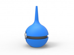 Enema bulb orb 3Dプリントモデル