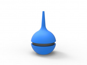 Enema bulb orb 3Dプリントモデル