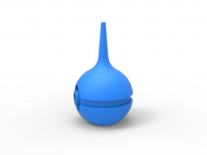 Enema bulb orb 3Dプリントモデル