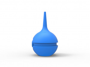Enema bulb orb 3Dプリントモデル