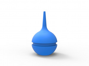 Enema bulb orb 3Dプリントモデル