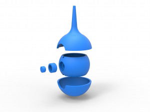 Enema bulb orb 3Dプリントモデル