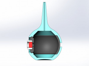 Enema bulb orb 3Dプリントモデル