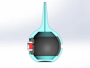 Sfera del bulbo del clistere Modello di stampa 3D
