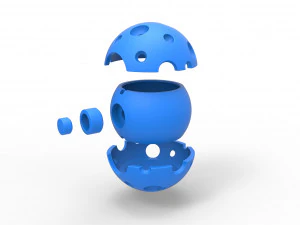 Cheese orb 3D Print Model