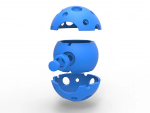 Cheese orb 3D Print Model