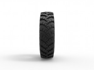 Military Ural tire OI-25 Scale 1 to 25 3D-Druckmodell