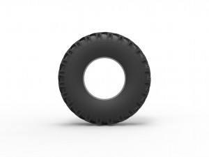 Military Ural tire OI-25 Scale 1 to 25 3D-Druckmodell