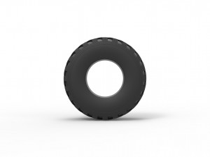 Military Ural tire KAMA-1260 Scale 1 to 25 3D Принт Модель