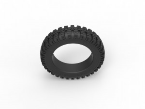 Military tire 6 Scale 1 to 10 3D Print Model