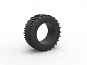 Trom 20 tire Scale 1 to 25 3Dプリントモデル
