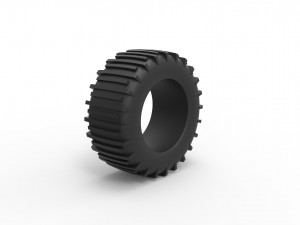 Trom 20 tire Scale 1 to 25 3D 프린트 모델