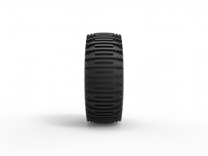 Trom tire 5 Scale 1 to 25 Modello di stampa 3D