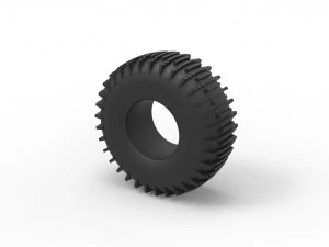 Trom tire 5 Scale 1 to 25 3D Print Model