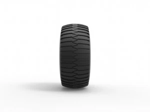 Low pressure tire 4 Scale 1 to 25 3D Print Model