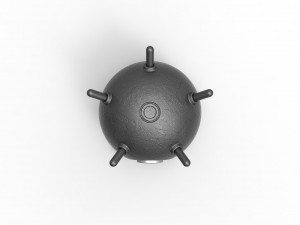 Naval mine orb 3D Druckmodell